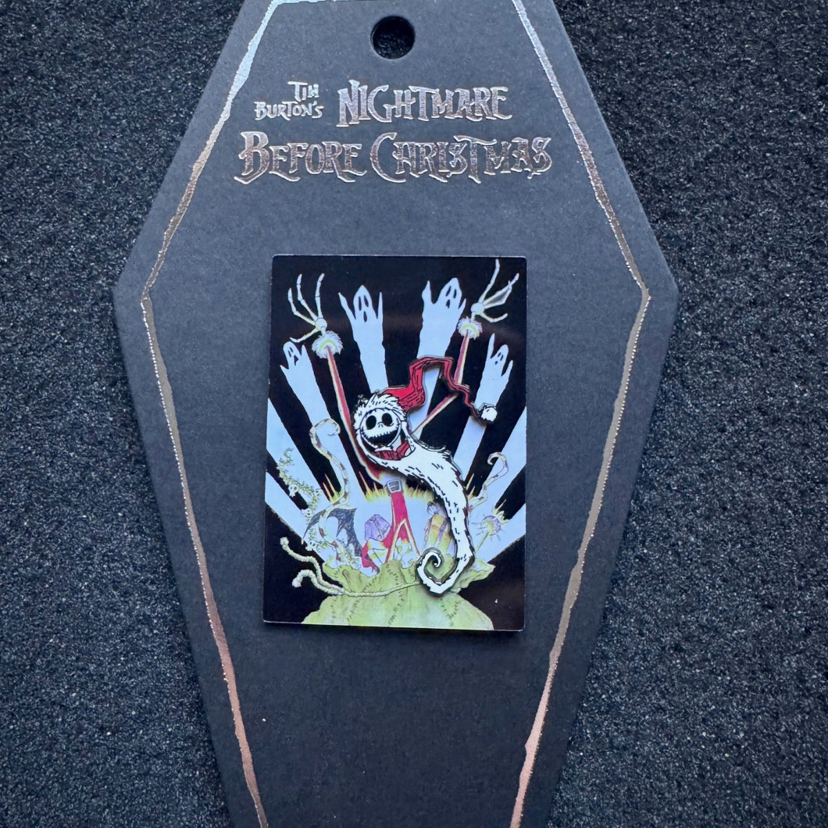 Jack Skellington Stretching Portrait The Nightmare Before Christmas Pin