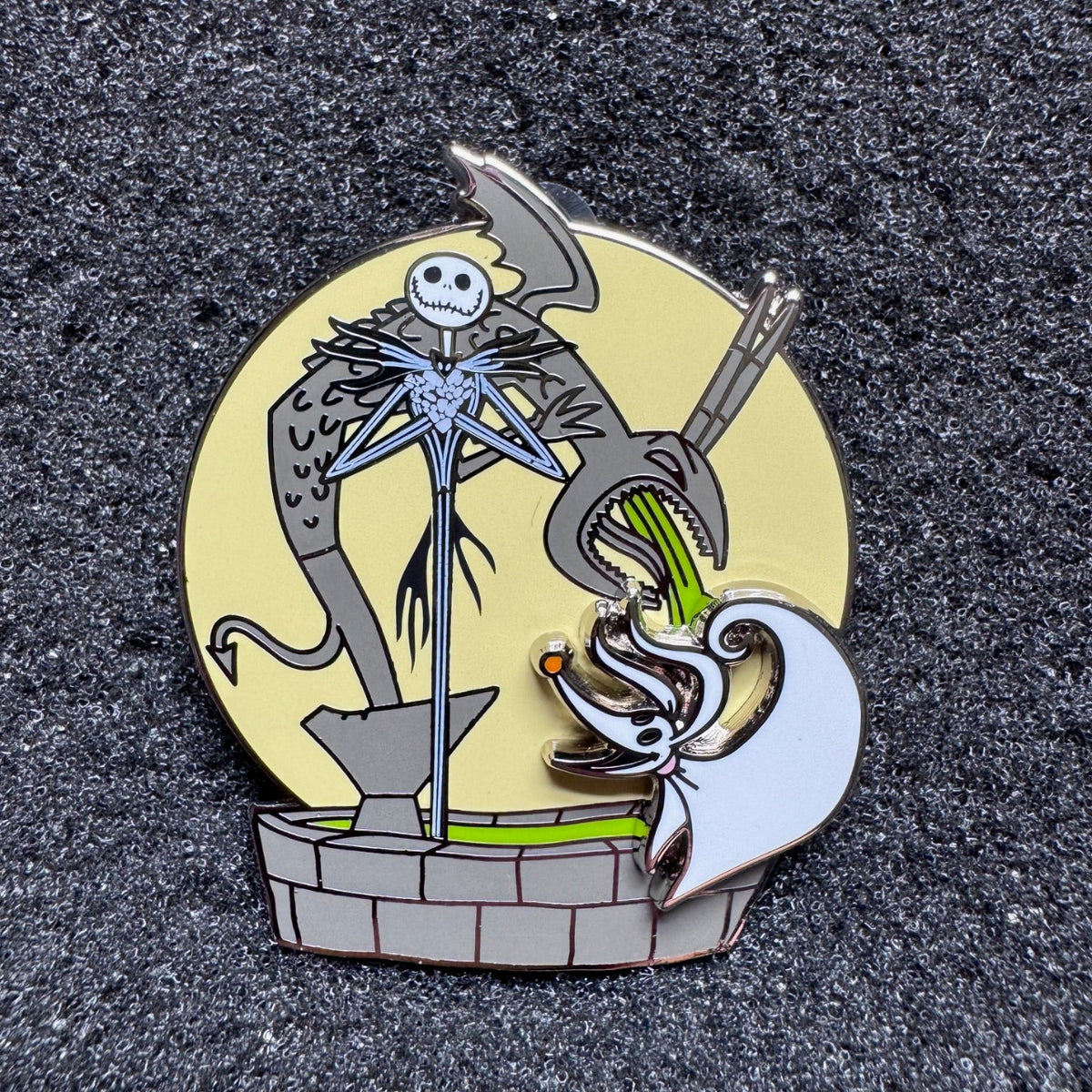 Jack Skellington & Zero The Nightmare Before Christmas Pin