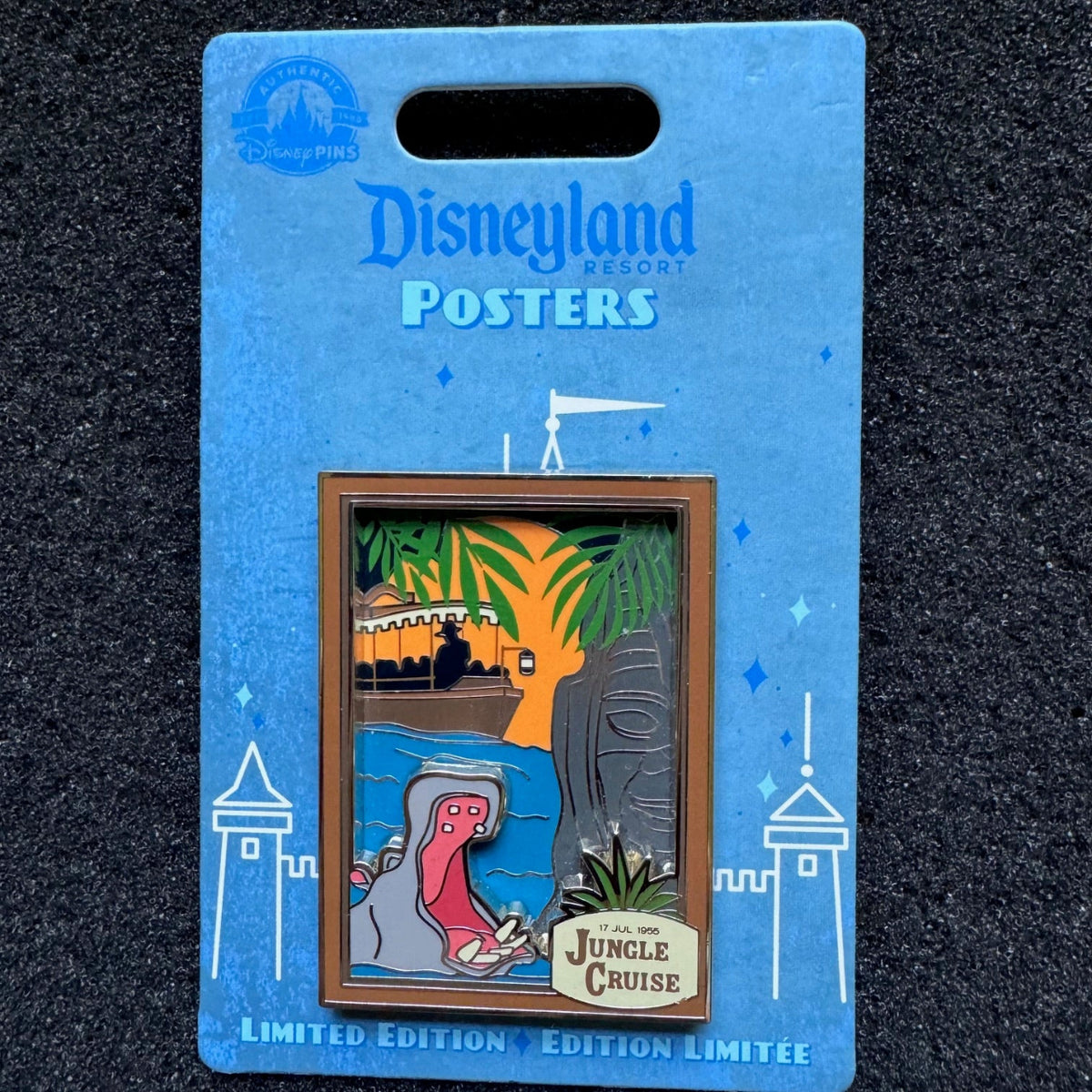 Jungle Cruise Disneyland Resort Attraction 3D Posters Pin