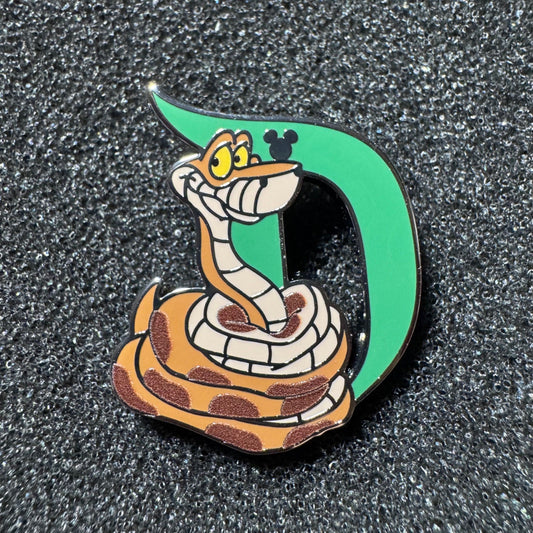Kaa Disneyland Resort D Hidden Mickey Wave B Pin