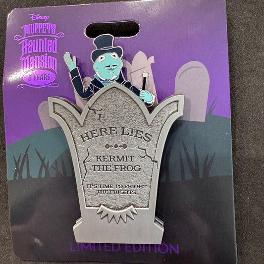 Kermit the Frog Muppets Haunted Mansion WDI Pin