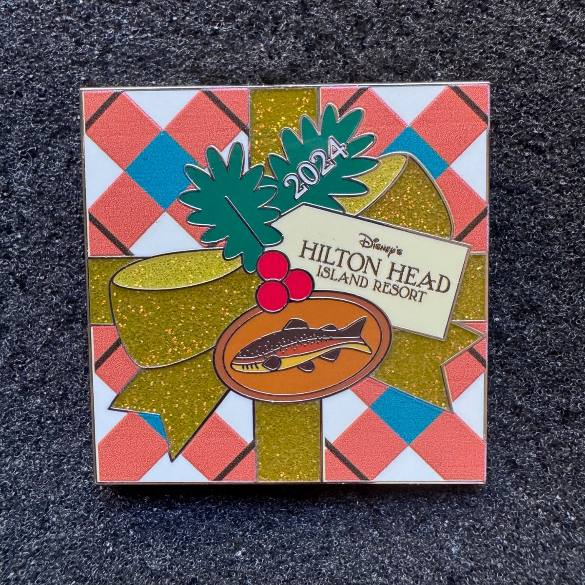 Koda Bear Hilton Head Island Resort Christmas Tree Pre-Production Pin