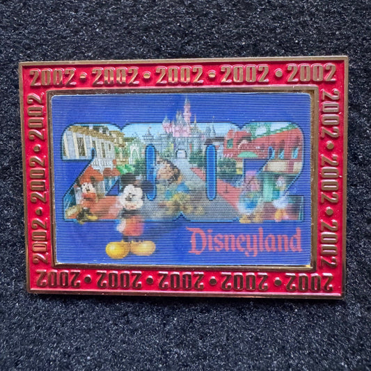 Main Street Disneyland Lenticular Panoramic View Pin