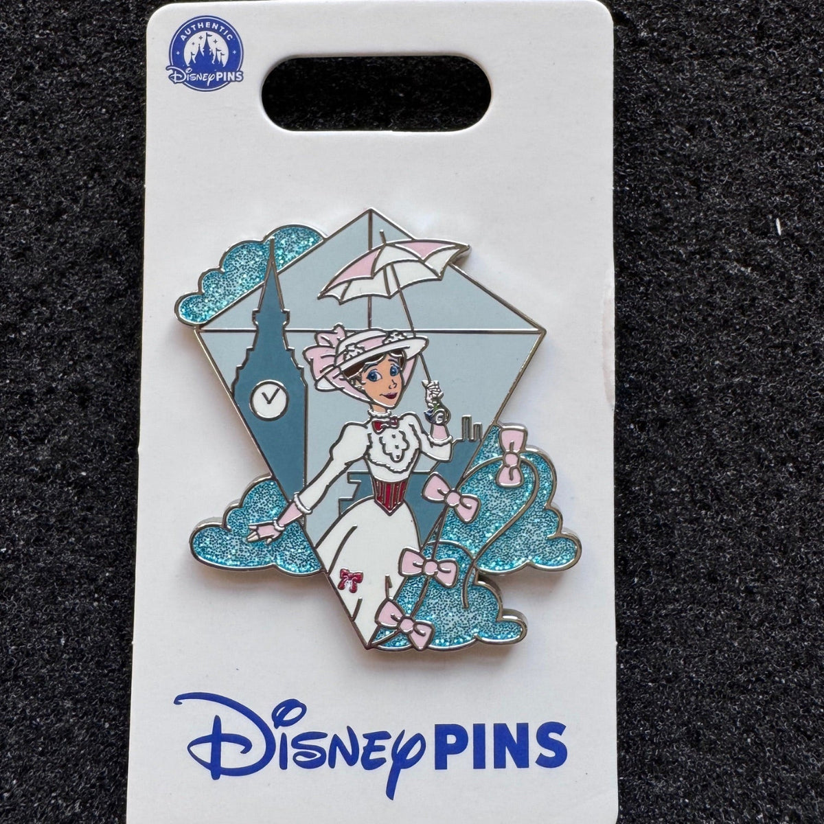 Mary Poppins Glitter Pin