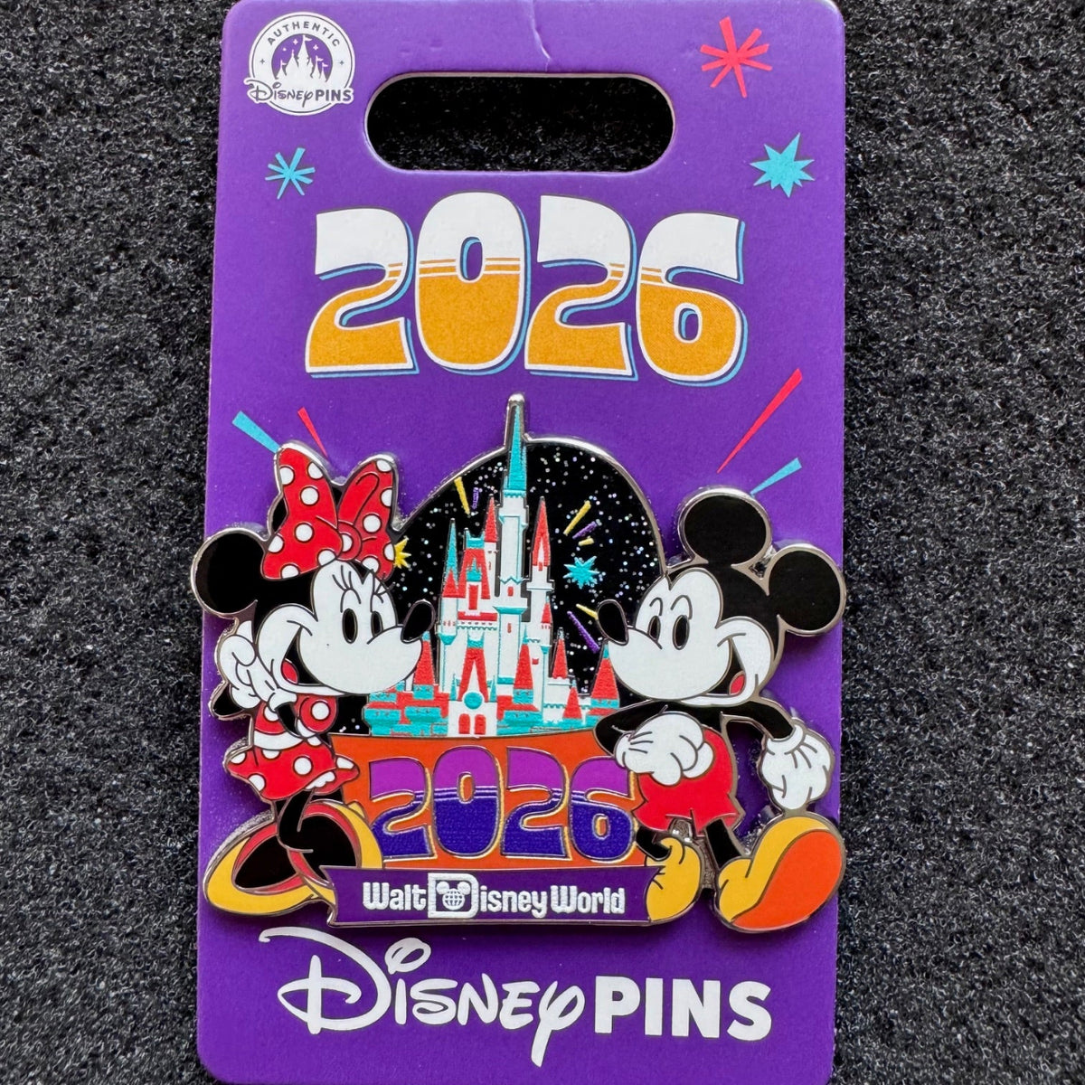 Mickey & Minnie 2026 Dated Pin