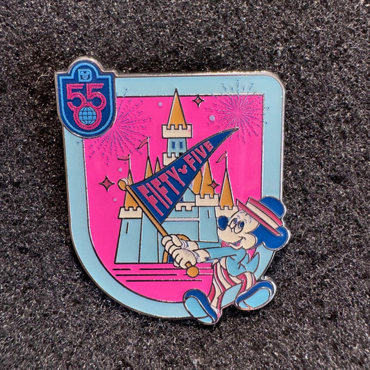 Mickey Mouse Walt Disney World 55th Anniversary Mystery Pin