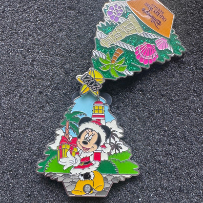 Minnie Mouse Old Key West Resort Christmas Tree Pre-Production Pin