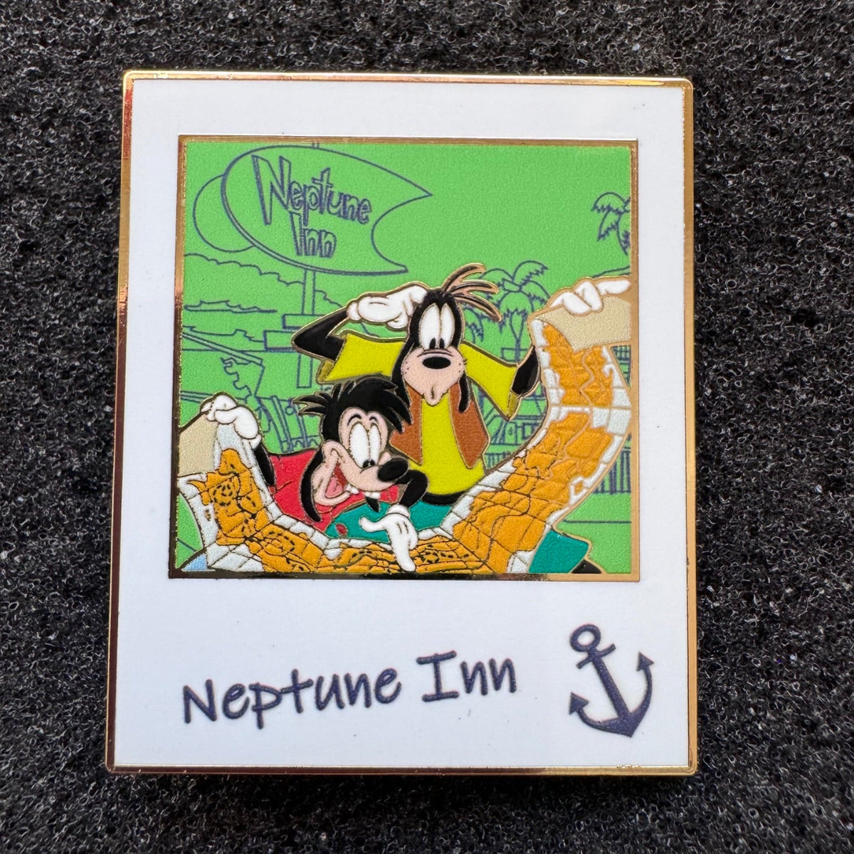 Neptune Inn A Goofy Movie Polaroid Picture Blind Box Pin