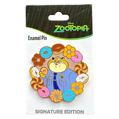 Officer Clawhauser Donuts Zootopia Disney Pin
