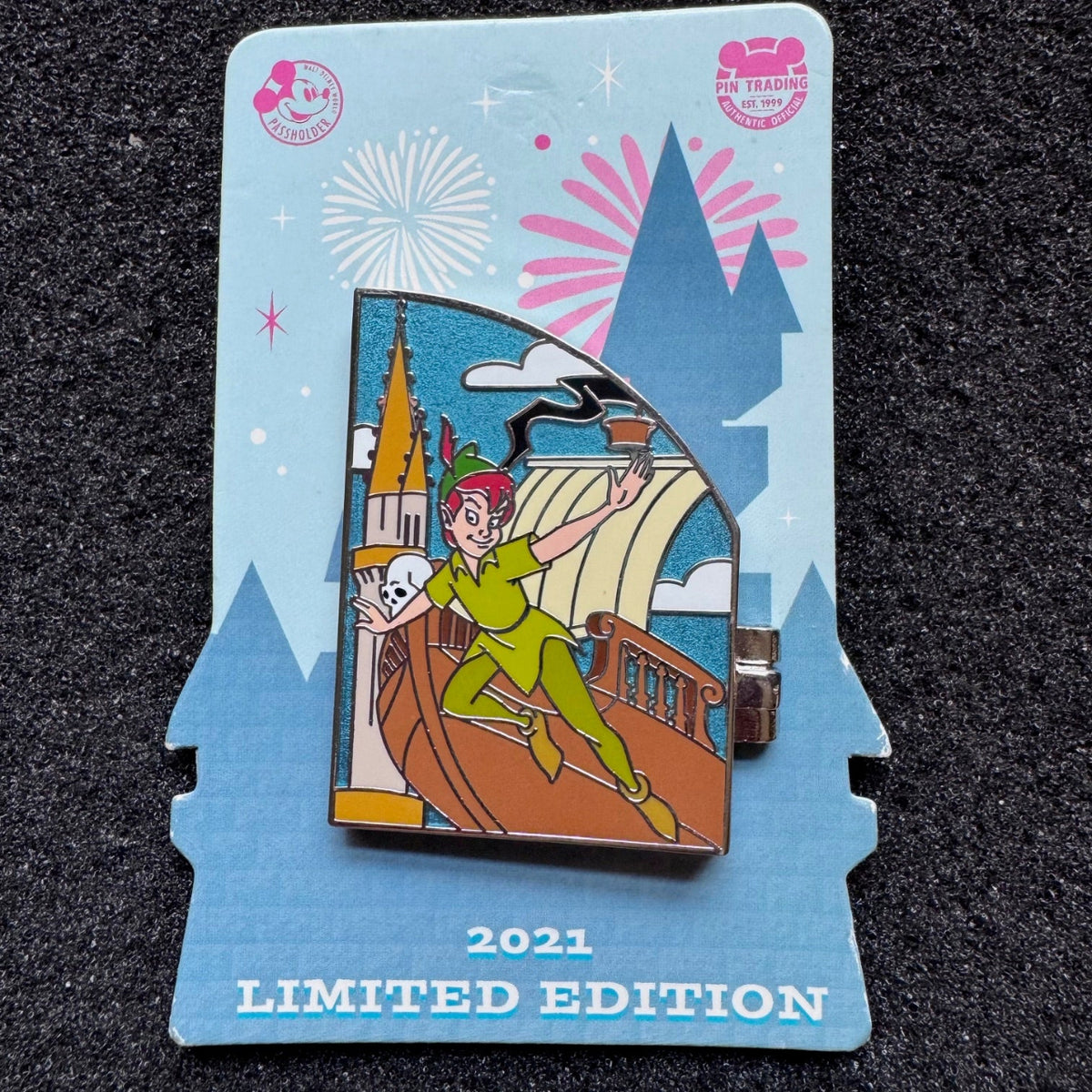 Peter Pan WDW Quarterly Annual Passholder Festival of Fantasy Hinged Pin