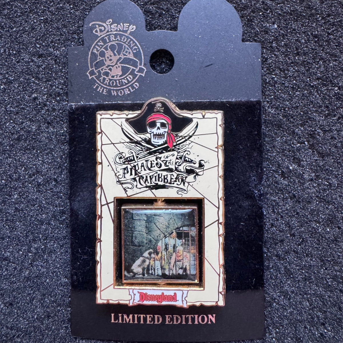 Pirates of the Caribbean Jail Scene Spinner Marc Jacobs Pin