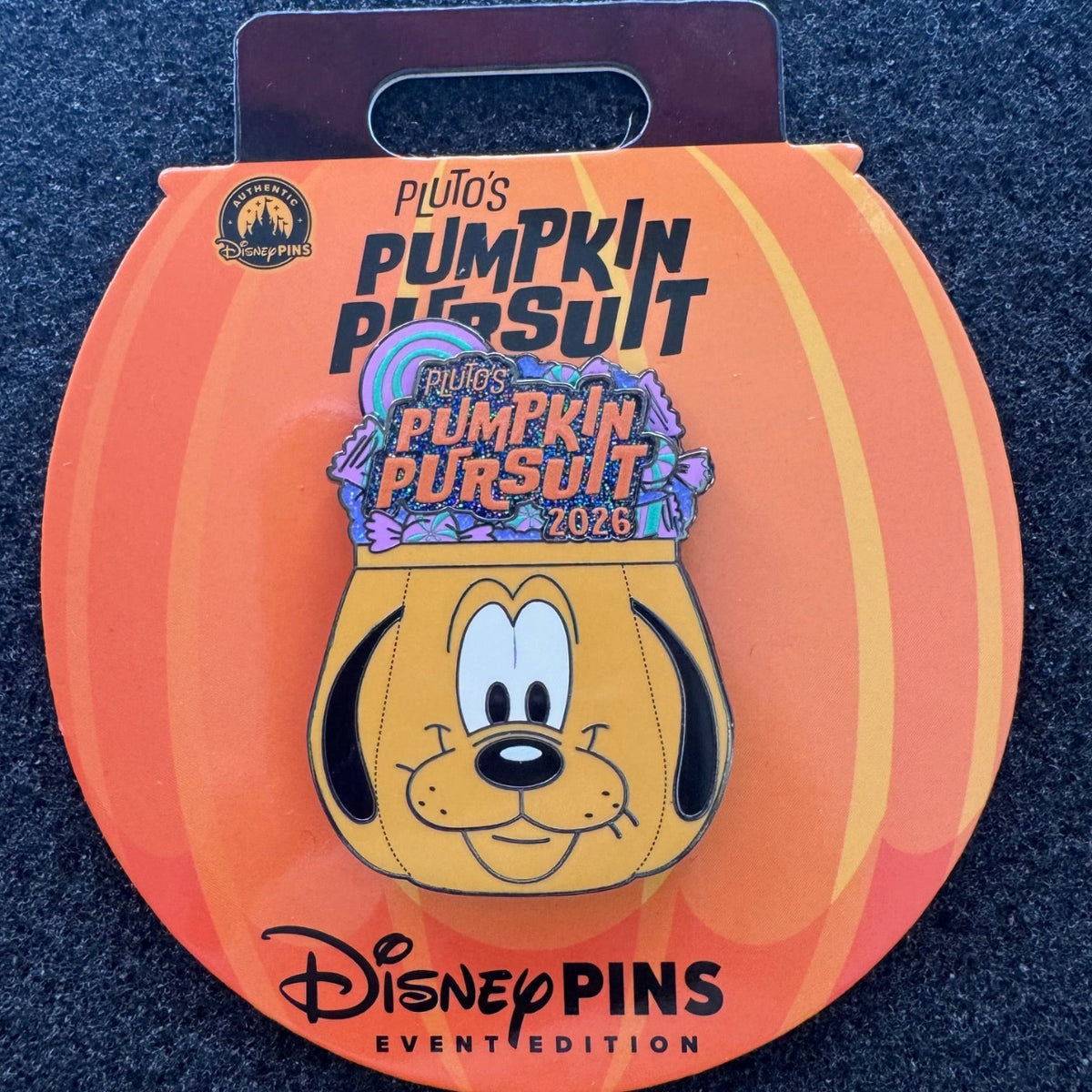 Pluto's Pumpkin Pursuit Pin