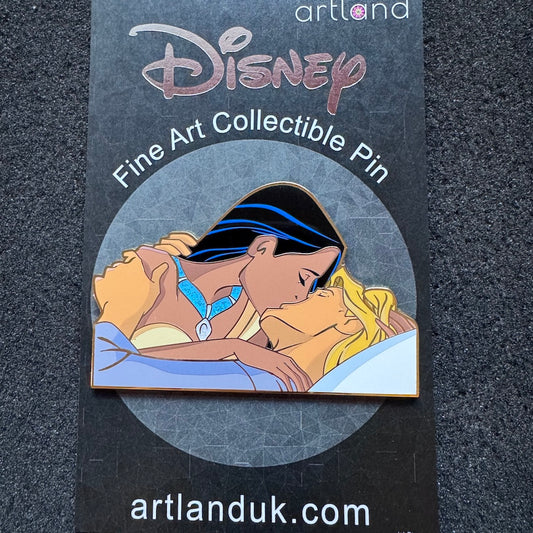Pocahontas & John Kiss ArtLand Pin