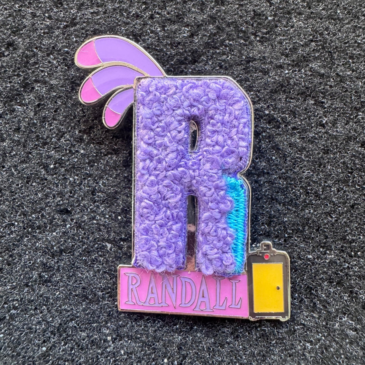 Randall Monsters Inc Letter Patches Pin