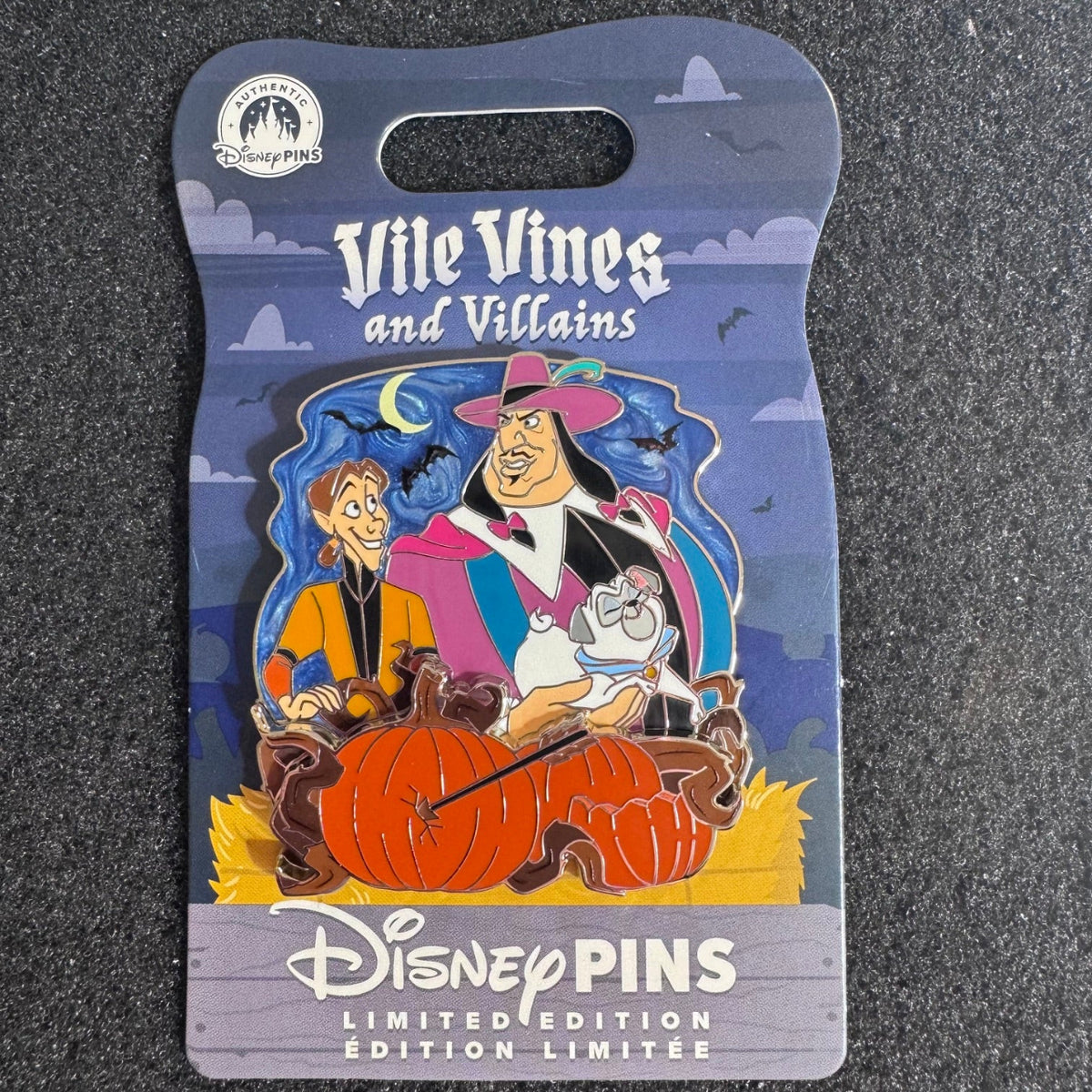 Ratcliff & Wiggins Vile Vines and Villains Halloween Pin