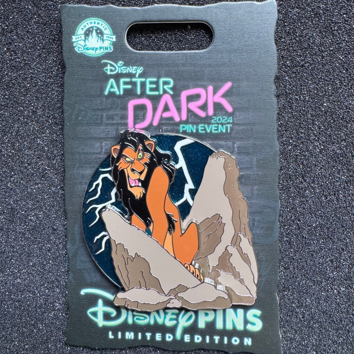 Scar Pride Rock Disney After Dark Pin Event Pin