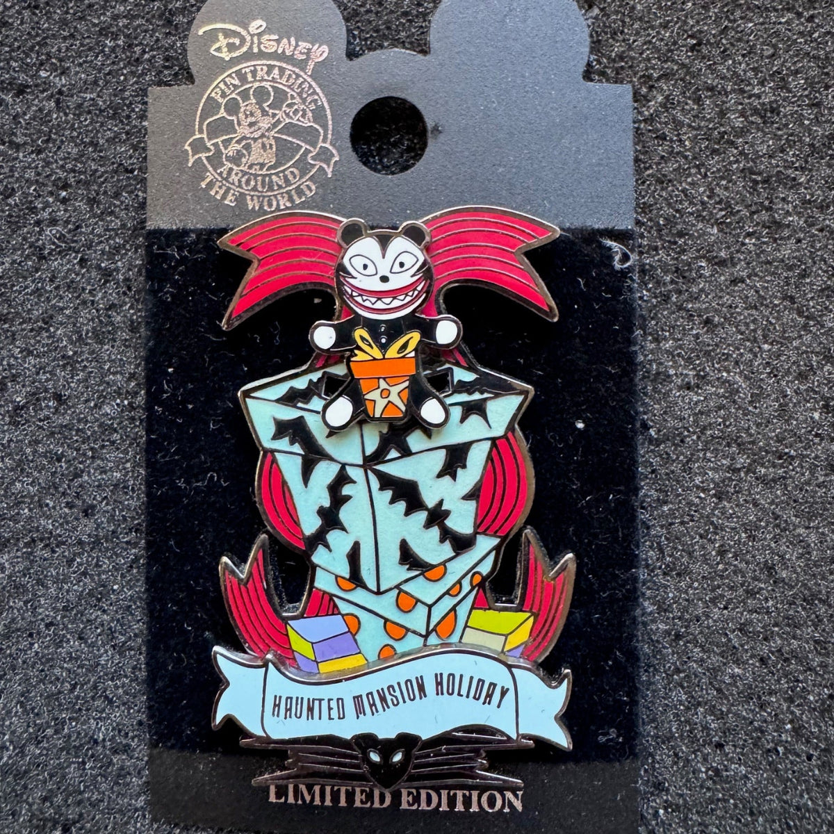 Scary Teddy Haunted Mansion Holiday Pin