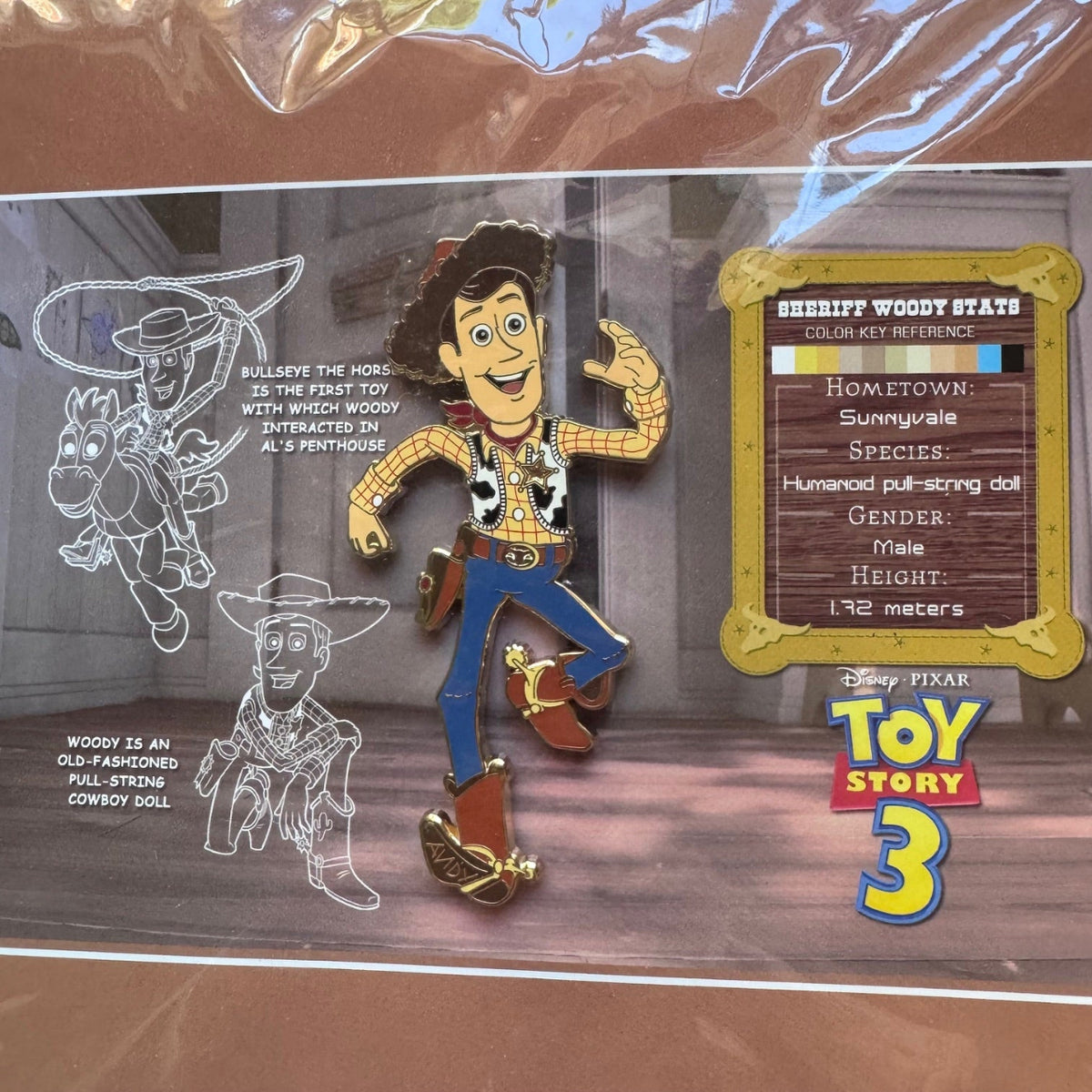 Sheriff Woody Character Key ACME Pin
