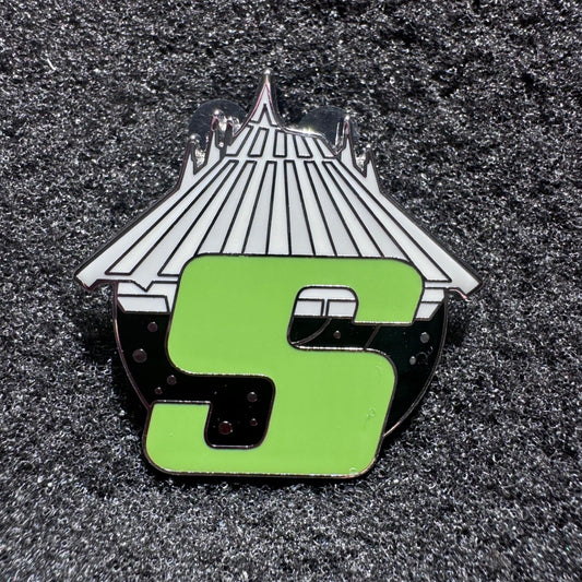 Space Mountain "S" Attractions Alphabet Mystery Pin