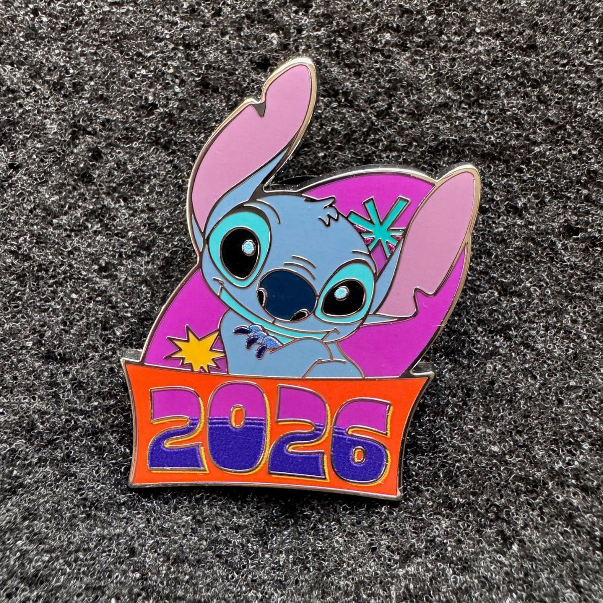 Stitch 2026 Dated Pin