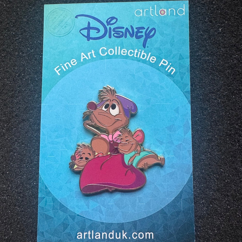 Story Time Group of 3 Cinderella Mice ArtLand Pin