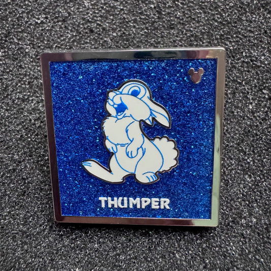 Thumper Vintage Disneyland Parking Signs Hidden Disney Wave B Pin