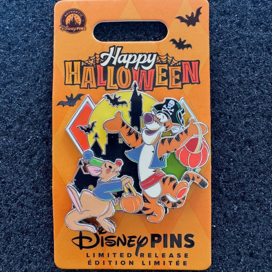 Tigger & Roo Happy Halloween Pin