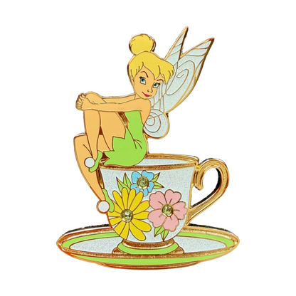 Tinker Bell Teacup Swarovski Denyse Klette Disney Pin