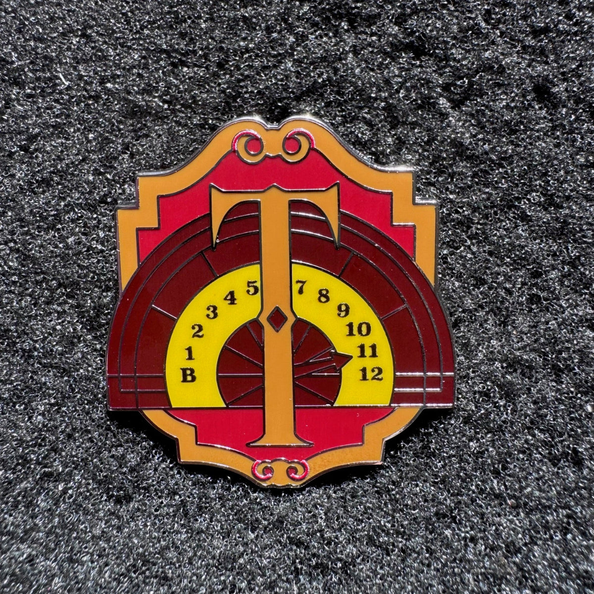 Tower of Terror "T" Attractions Alphabet Mystery Pin
