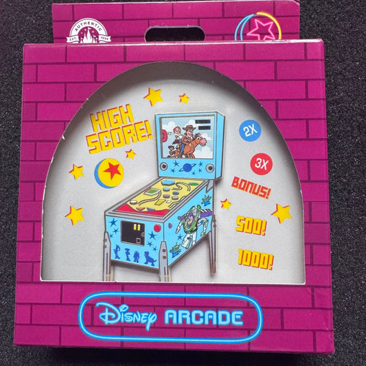 Toy Story Pinball Machine Disney Arcade Pin