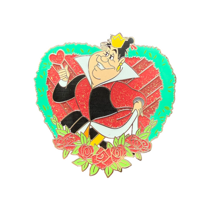 Queen of Hearts Rose Wreath Disney Pin - DPB Store