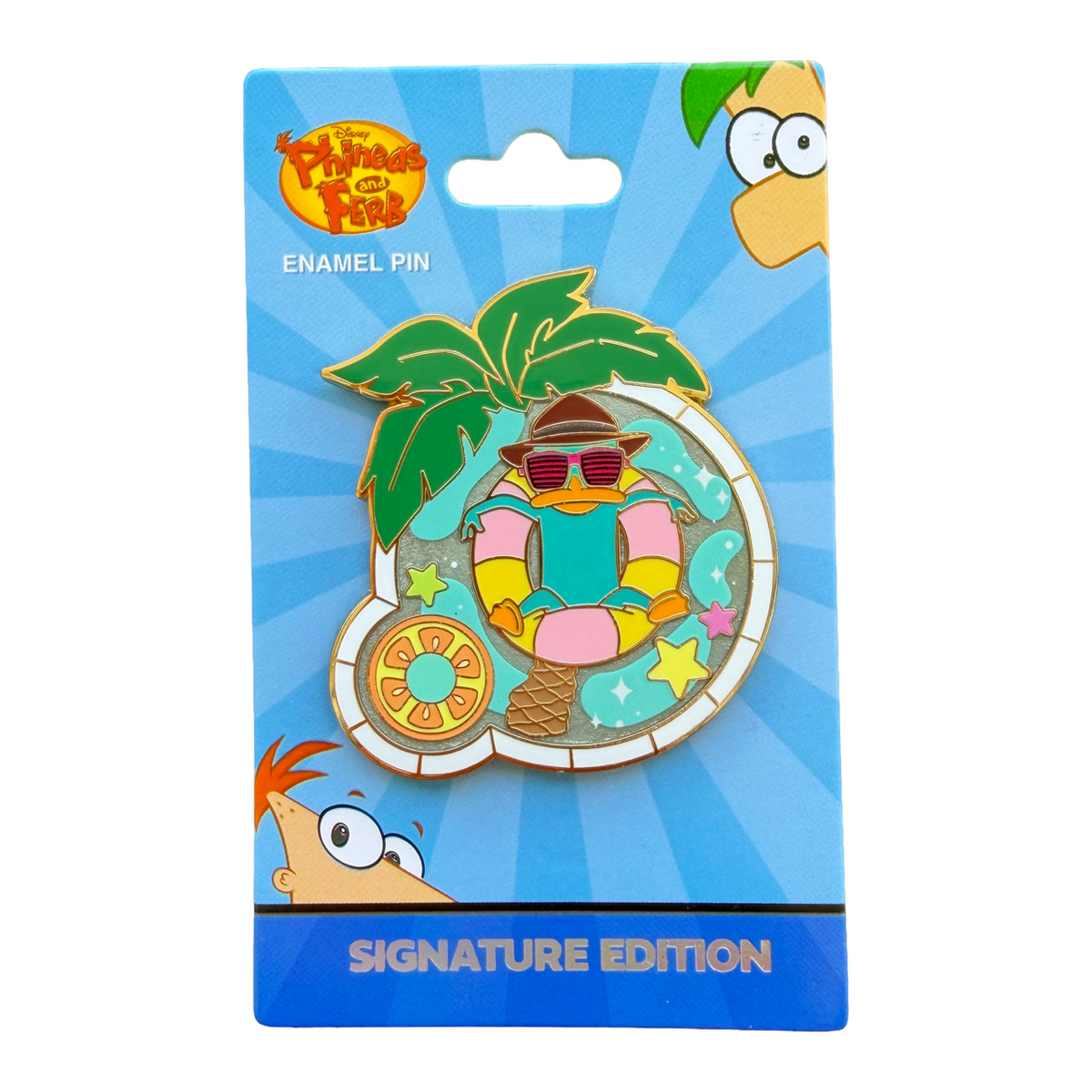 Agent Perry Pool Float Disney Pin
