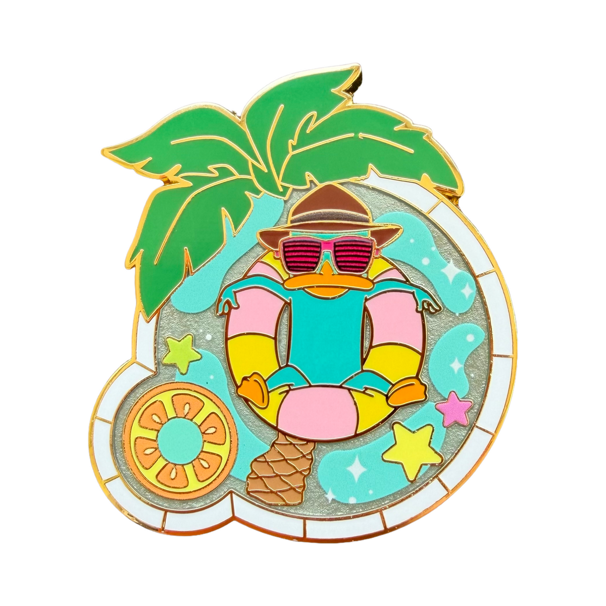 Agent Perry Pool Float Disney Pin