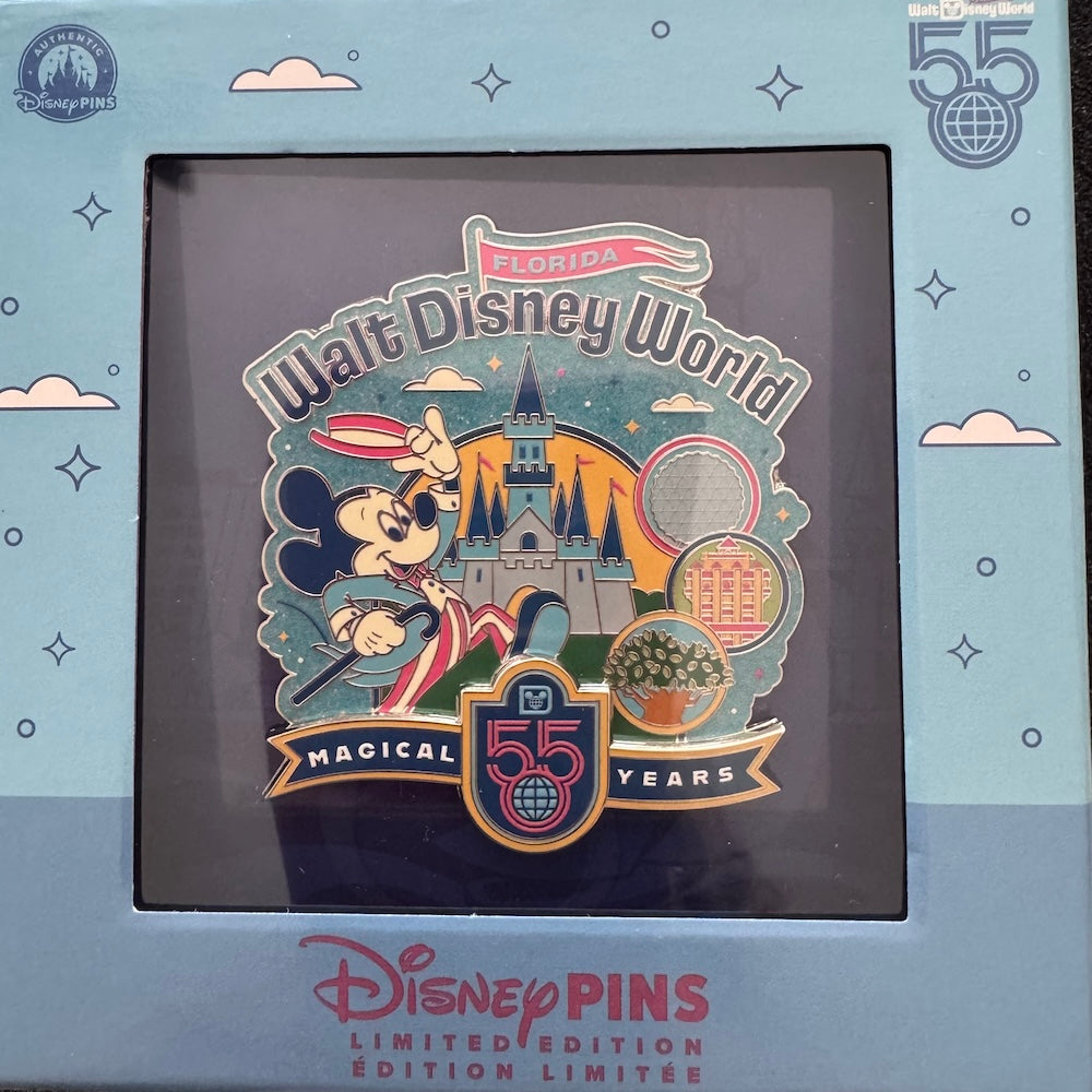 Walt Disney World 55th Anniversary Mini Jumbo Pin