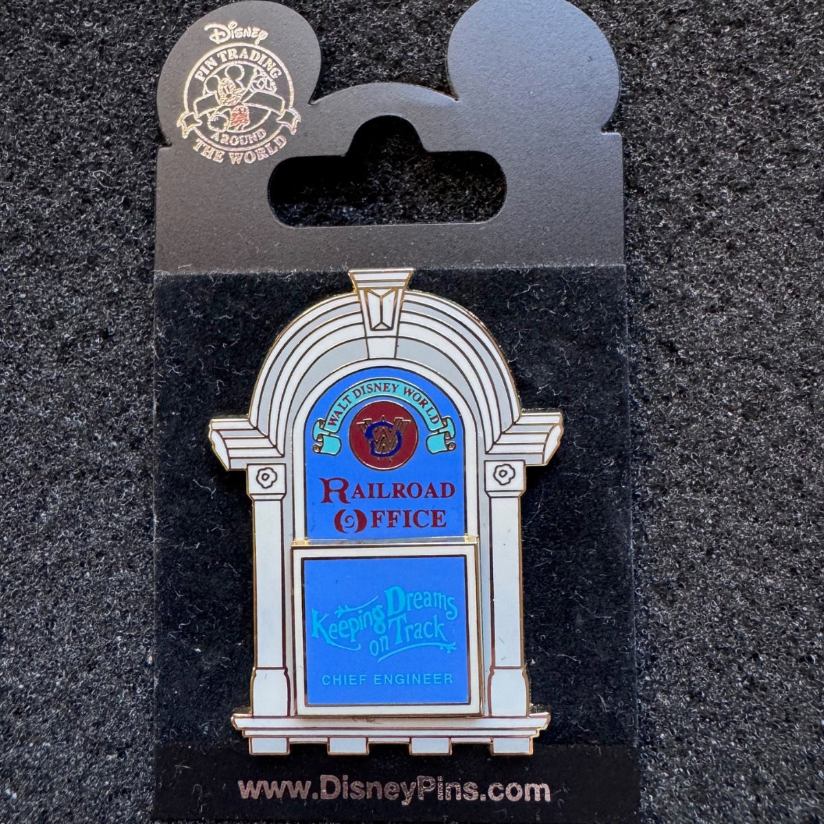 Walt Disney Railroad Office Window Pin