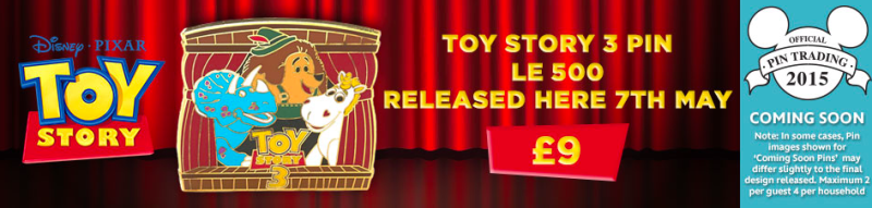 Toy Story 3 Pin - Disney Store UK