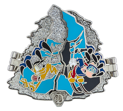 Diamond Decades Matterhorn Bobsleds Pin