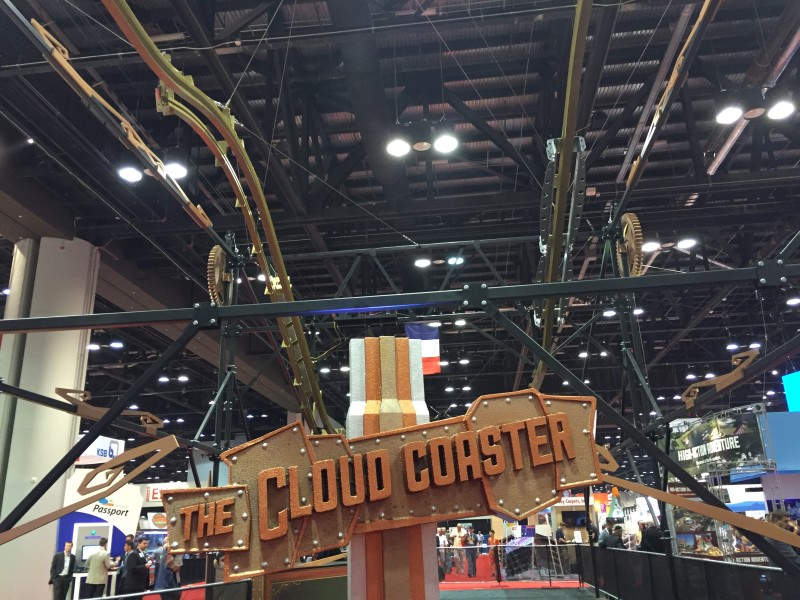 The Cloud Coaster - IAAPA 2015