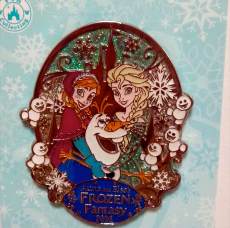 Close up of Frozen Fantasy 2016 Pin