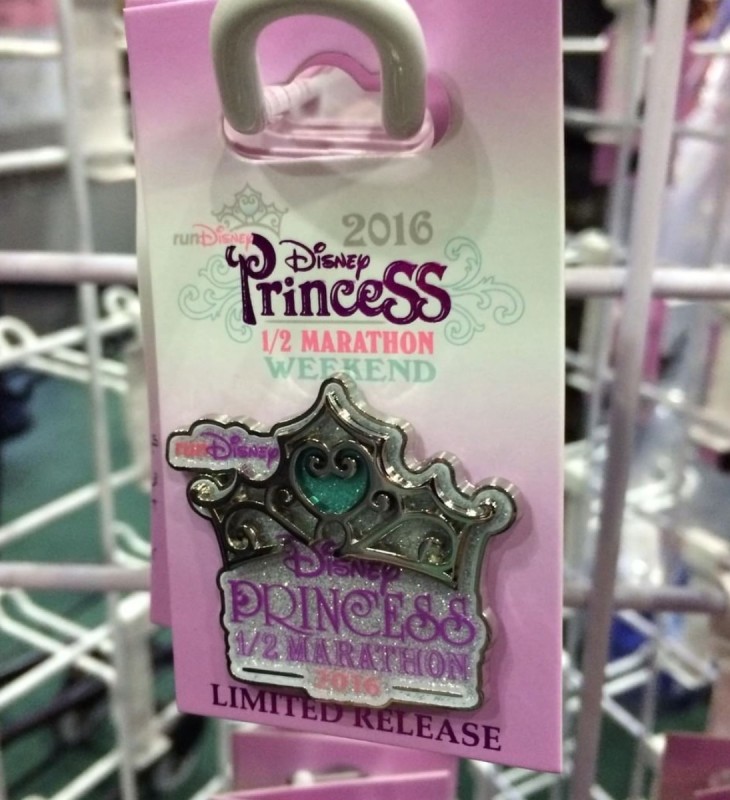 runDisney Princess Half Marathon 2016 Pin