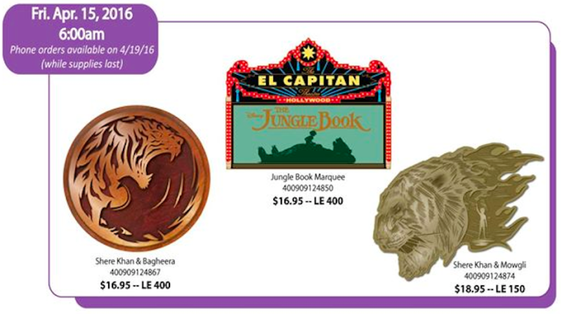 Jungle Book Pins - DSSH