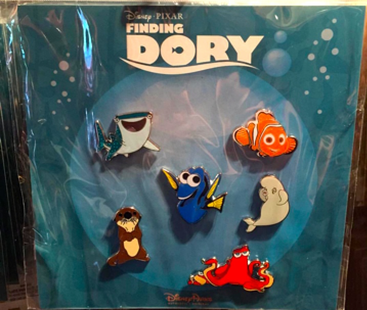 Finding Dory Booster Pin Set - Disney Pins Blog