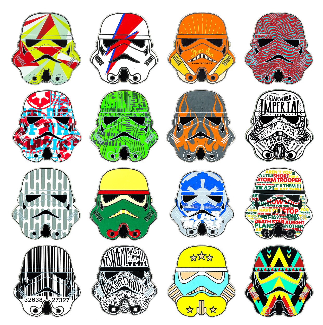 disney star wars helmet pins