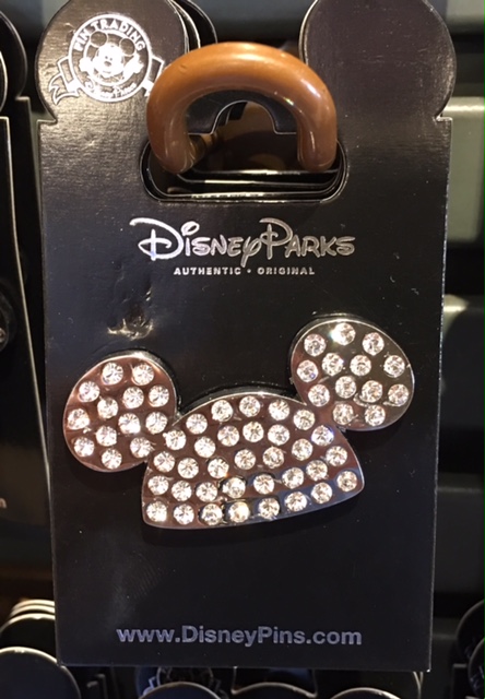 Mickey Ear Hat Jeweled Pin