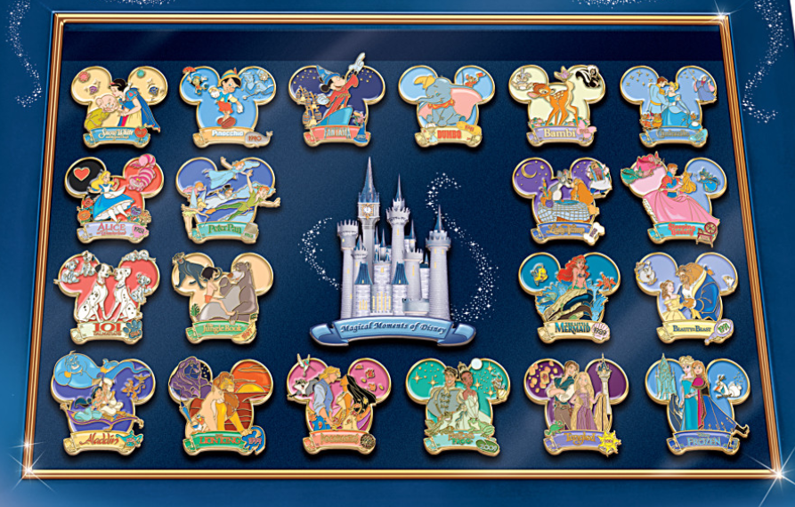 Disney pin trading  Our Magical Disney Moments