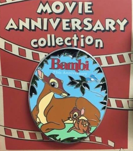 Cast Member Movie Anniversary Bambi Pin