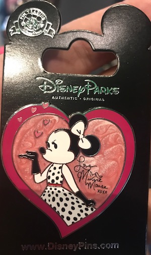Signature Minnie Mouse Pin