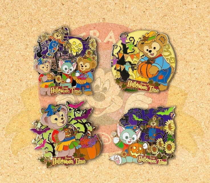 2017 Halloween Duffy with Friends Limited Edition Pins