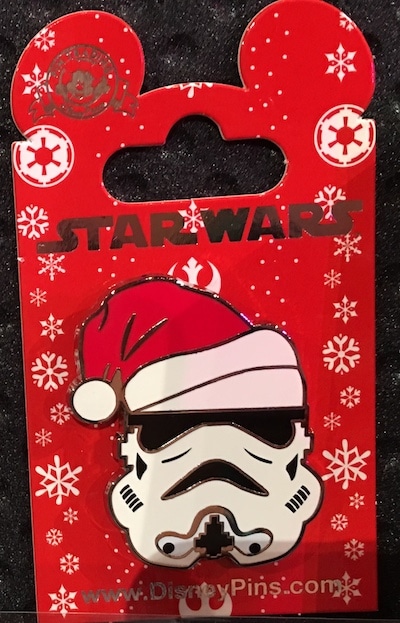 Santa Hat Stormtrooper Disney Pin