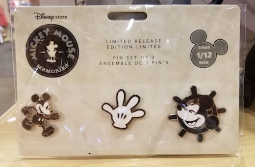 Mickey Mouse Memories Pin set september Disney store authentic Limited Edition 